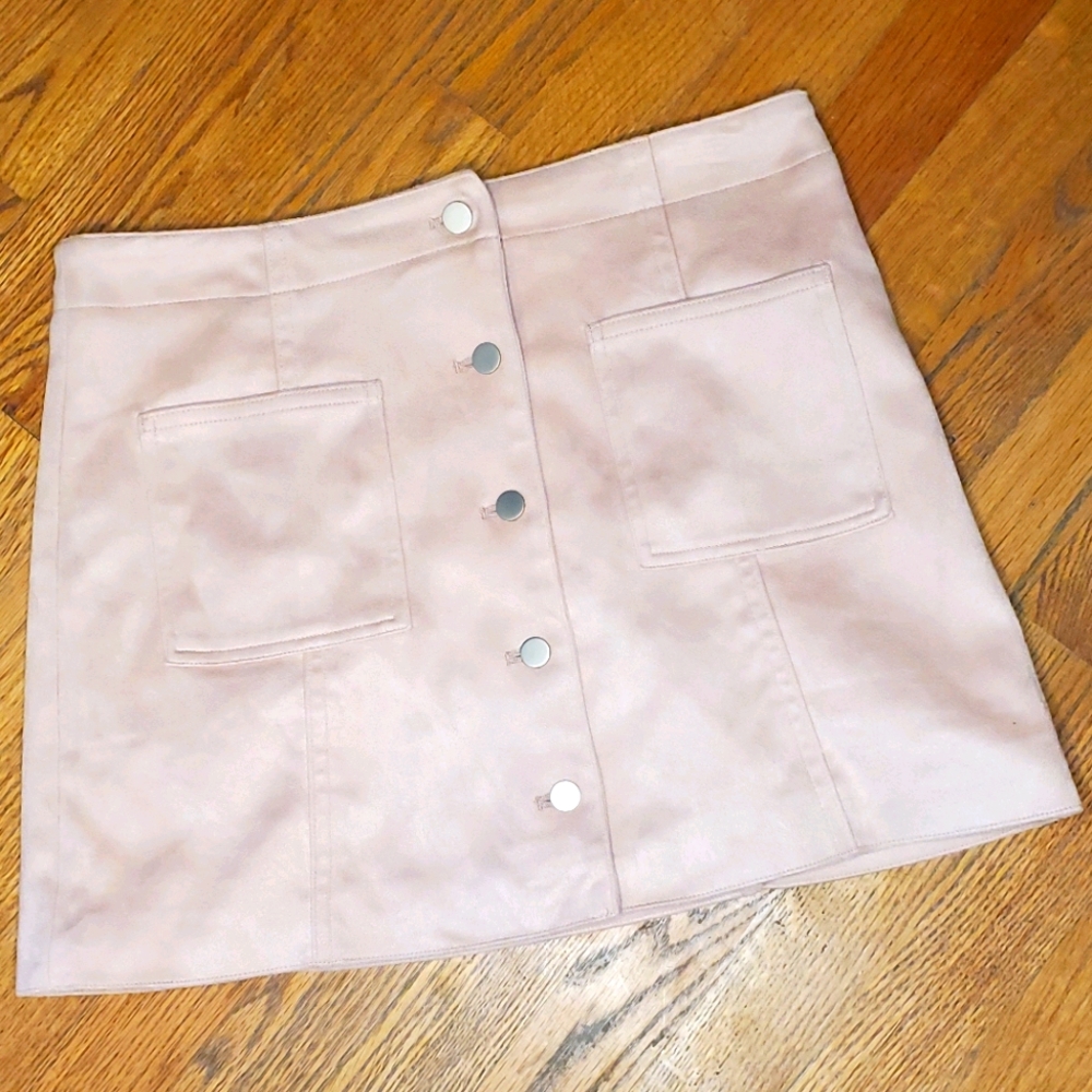 Pink Velvet Forever 21 skirt
